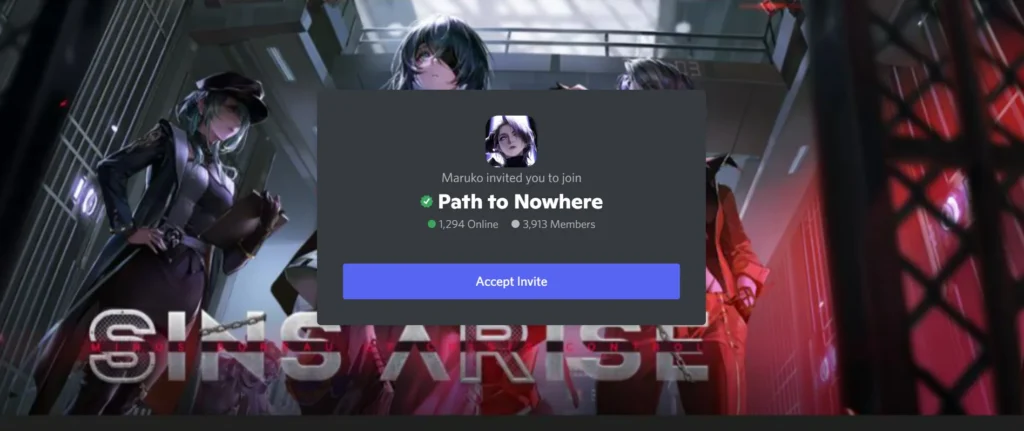 path to nowhere discord